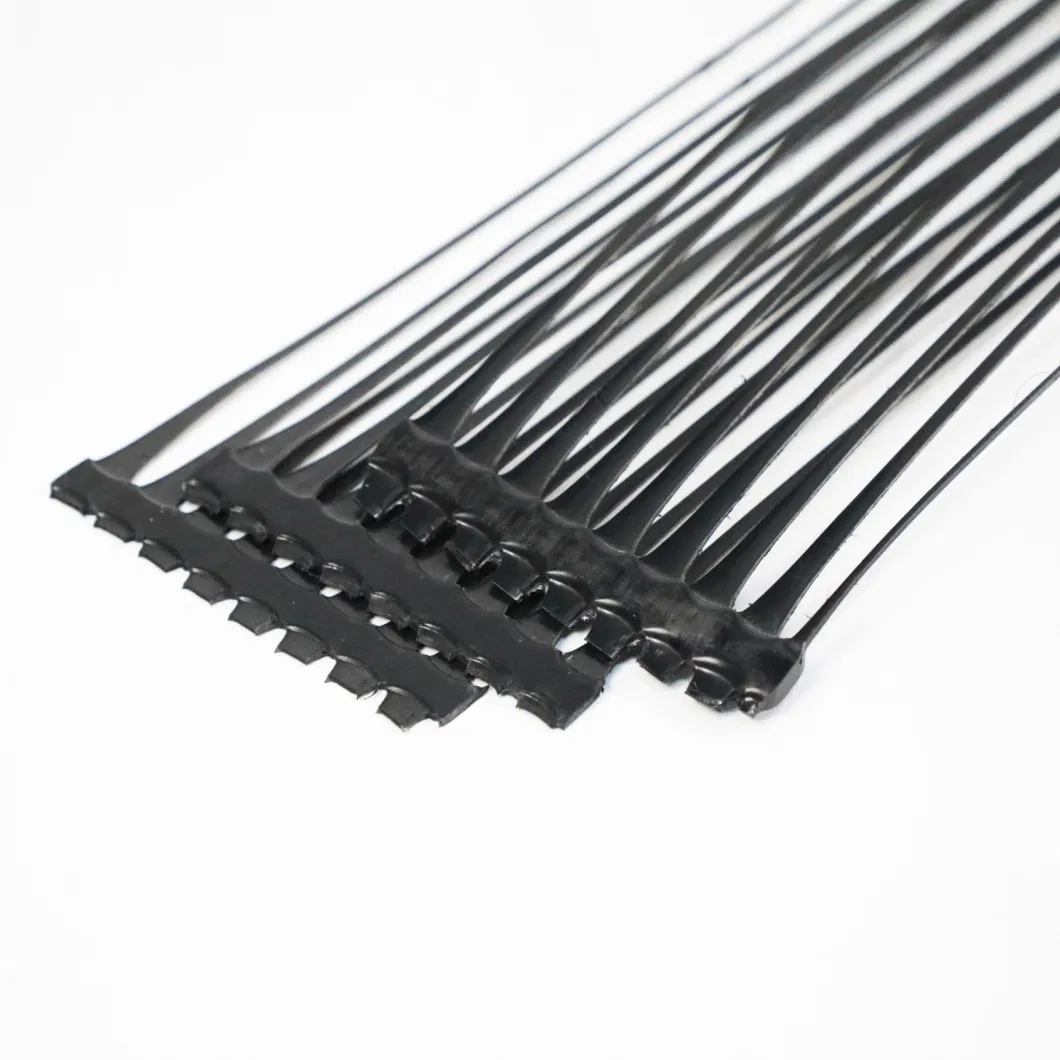 PP PE High Strength Plastic Uniaxial Geogrid for Retaining Wall From China