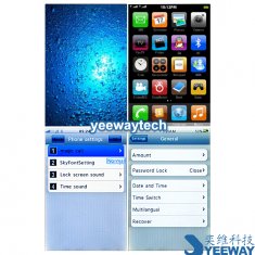 HiPhone X7 Quad Band Single Card Single Standby Dual Cameras WIFI Bluetooth Java