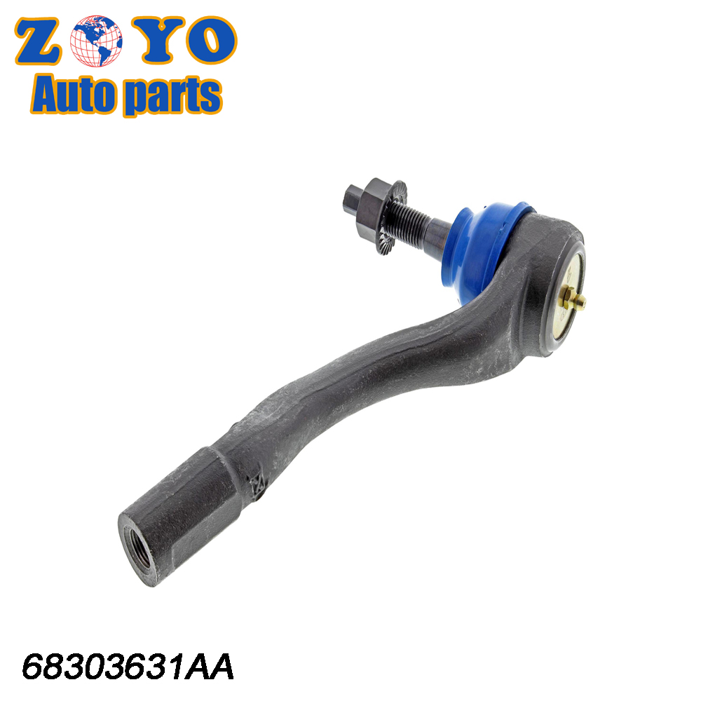 Left Position Tie Rod End for 2016-2022 Dodge Durango 68303631AA Black