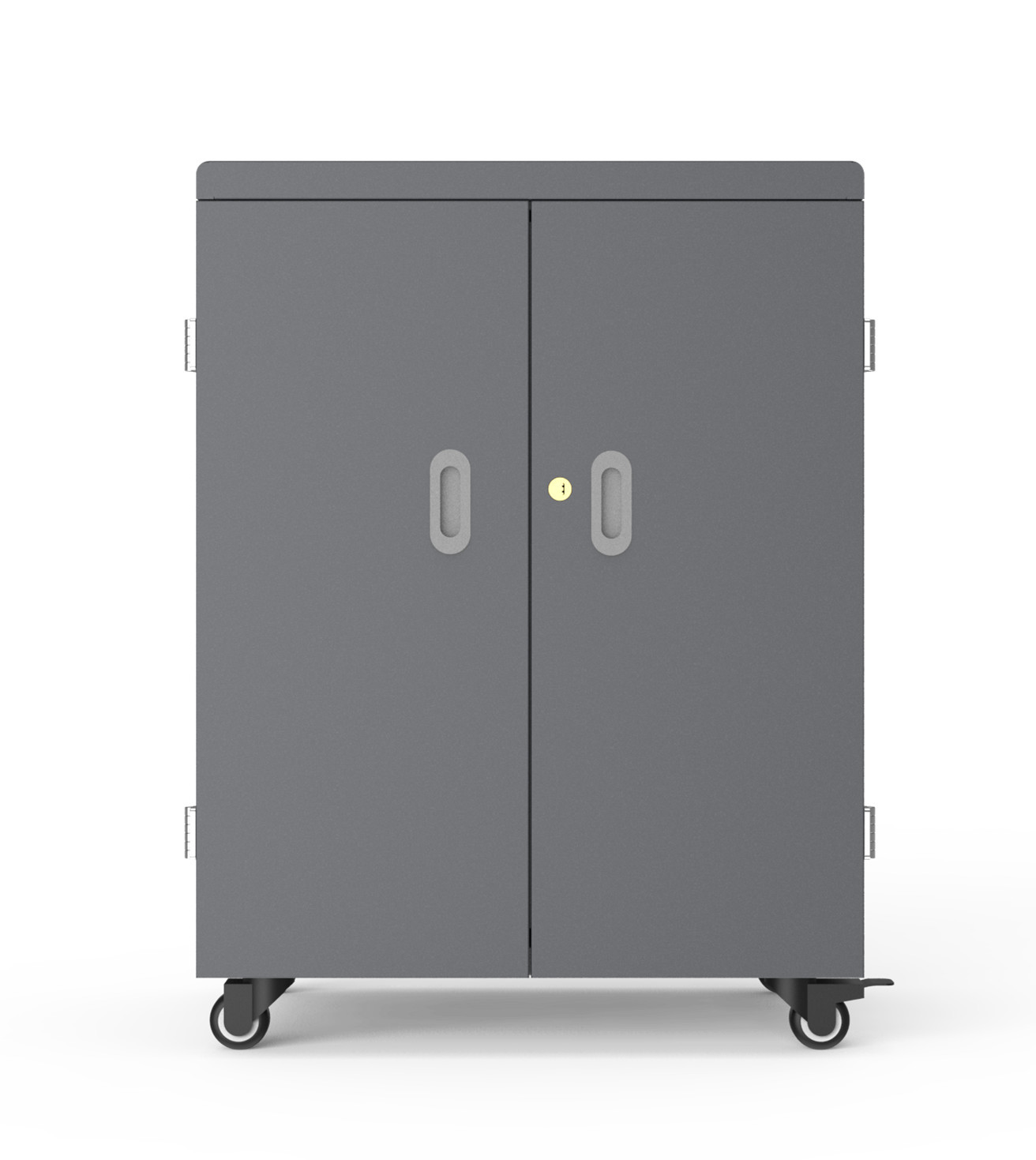 Convenient USB Charging Cabinet 54 Ports Charging Cart With 4 Wheels