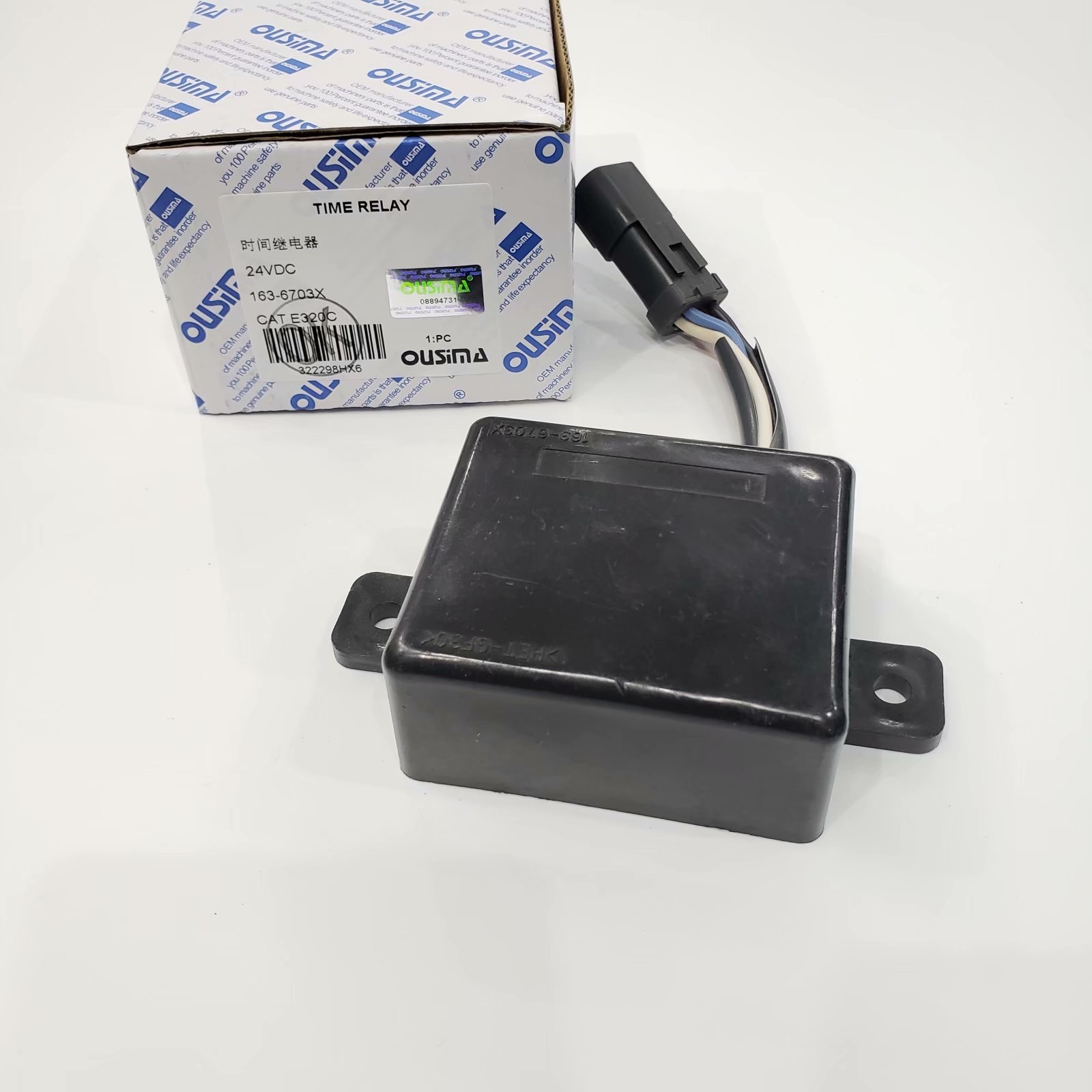 OUSIMA 163-6703X 1636703X Timer Time Relay For Excavator E320C