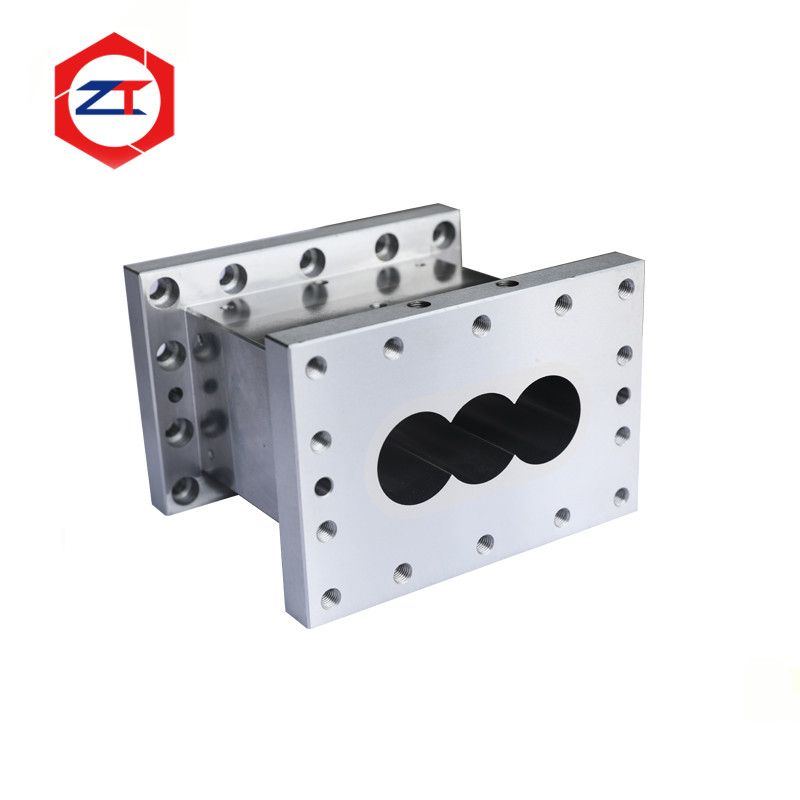 Triple Screw Combi Closed Extruder Screw And Barrels Cr26 Material 75mm Screw Barrel Of Extruder