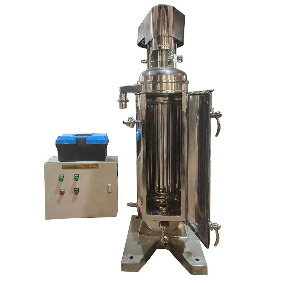 Tubular Bowl Centrifuge for Liquid Solid Separation at 20000rpm in Chemical Processing