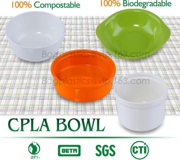PLA unique clear fruit salad bowl,FDA SGS certificated disposable biodegradable