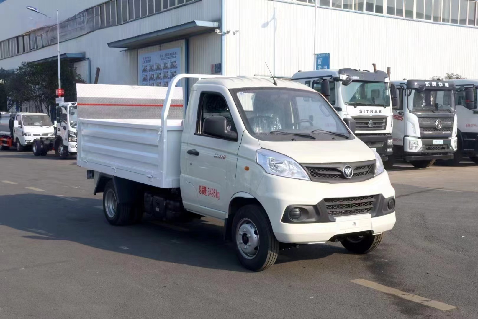 Freight Truck Transportation, Freight Truck Brand 2 Tons 3 Tons, Camera for Sale, New All Foton Light Truck Loading Small Box