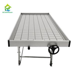 Ebb And Flow 4FT*8FT Vertical Hydroponic Movable Rolling Bench Grow Table With