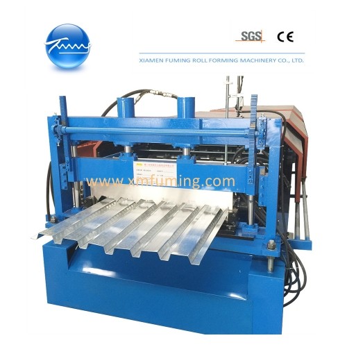  Profile Steel Floor Decking Roll Forming Machine Automatic Device Manufactures