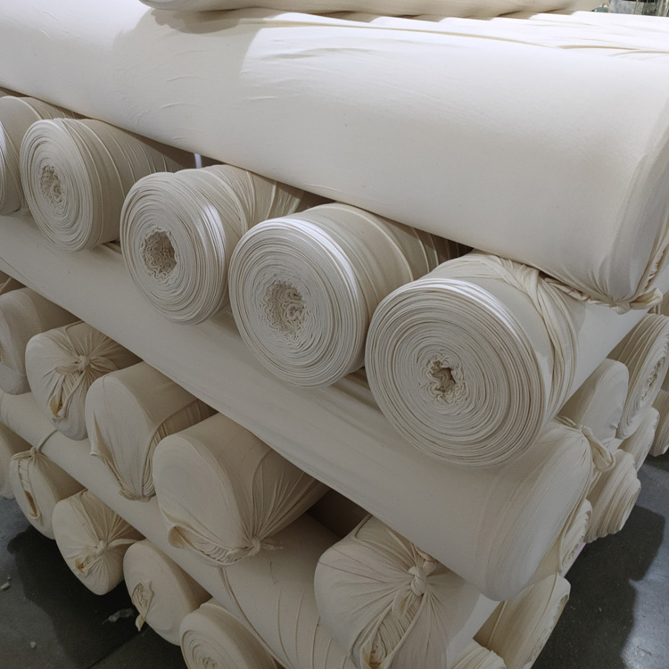 Certificated 100% Orgnaic Cotton Melange Color Gray Grey Cloth Vintage Plain Single Jersey Fabric With Light Weight