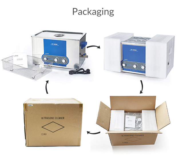 40kHz Commercial Ultrasonic Cleaner , Heating Ultrasonic Cleaning Device