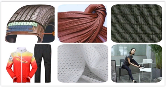 Strong and Elastic Nylon 66 Fiber for Oil and Chemical Resistance in White/Black with Pre-Colored or Dyed Options