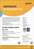 Fujian Hanwei Foods Co., Ltd. Certifications