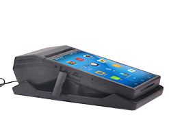 8G EMMC Capacitive Screen Supermarket Swipe Card POS Machine Powered by 7.4V Battery