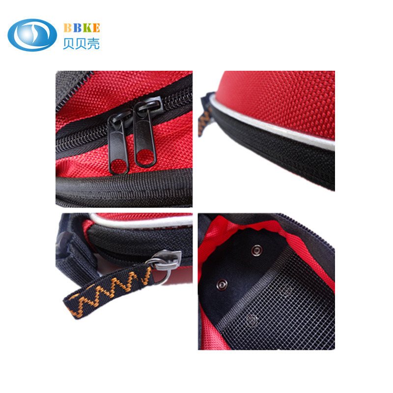 Red Sports EVA Tool Case Large Expandable Bicycle Bag Shock Proof And Waterproof