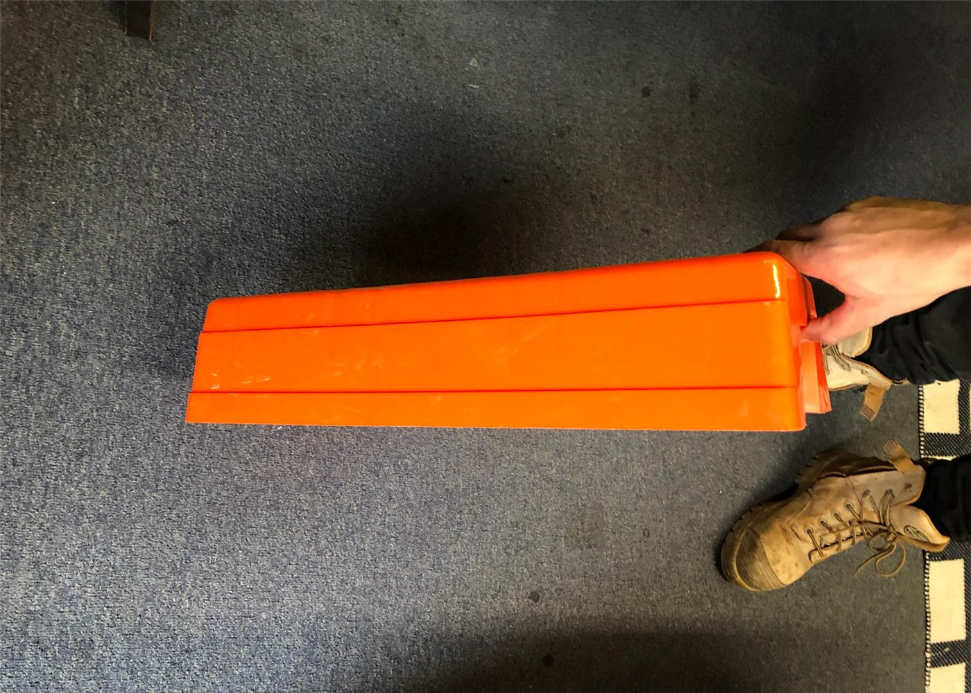 polypropylene Temporary Fencing Base 560x245x130mm Available Customized Any Size of Hole 32mm 42mm 43mm 38mm 10 Year UV