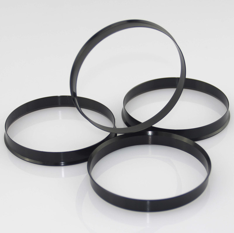 Super Thin Aliuminum CNC Custom Hub Centric Rings With Anodize Coatings OD73.0 ID65.1