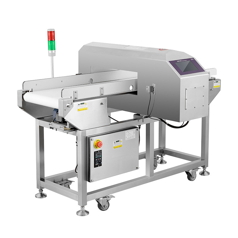 Industrial Food Grade Metal Detector SUS 304 With Long Conveyor Belt