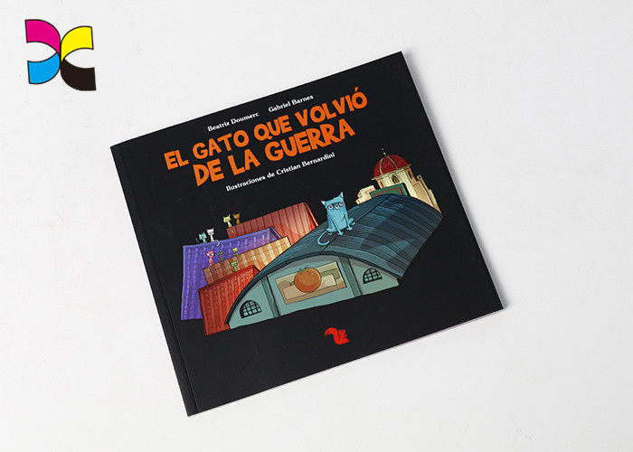Full Page Print Gluing Binding High Gsm Matte Lamination Paperback Book Printing