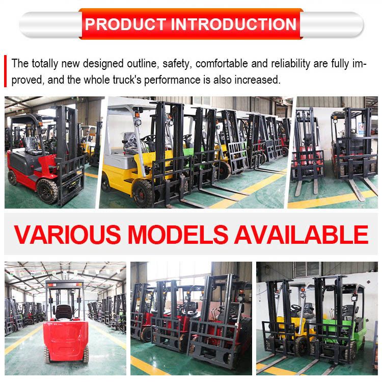 ZHONGMEI 2.5ton Electric Forklift 60V Forklift Truck With CE Certificate