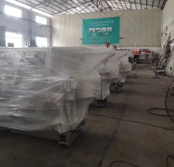 Vertical 8 Motors Glass Shape Edging Polishing Grinding Machine