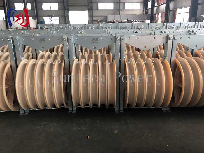30 - 150KG 660 Series Stringing Block Rubber Lined Aluminum Sheave