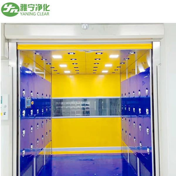 Cargo Air Showers For Clean Rooms , Decontamination Air Shower Roller Shutter