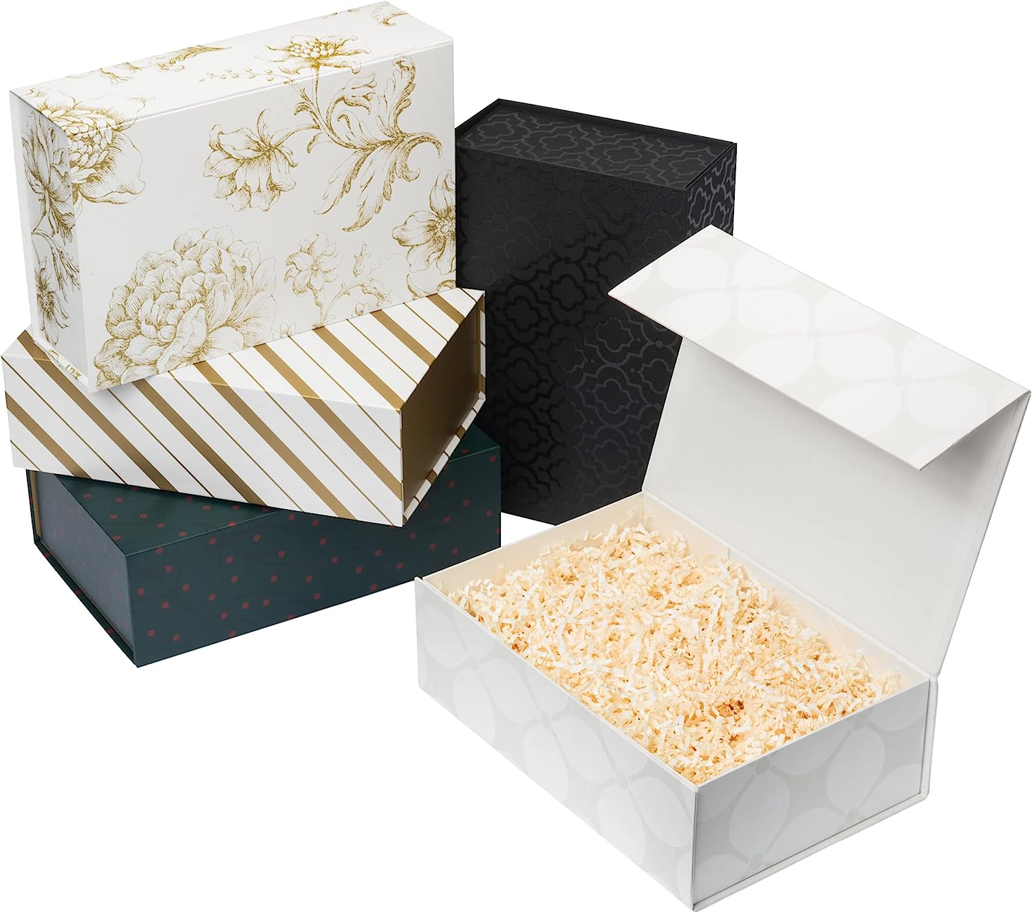4C/UV/Lamination/Embossing/Stamping Magnetic Gift Box with Lid Industrial Gift Craft