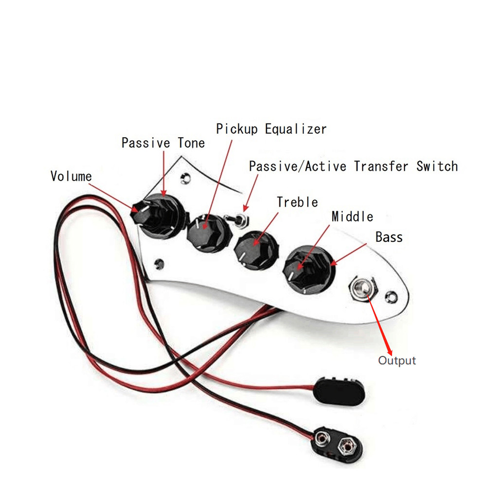 Jazz Base Control Plate Guitar Bass Control Plate Devices Bass Circuit Control Board Wired Switch Bass Accessories