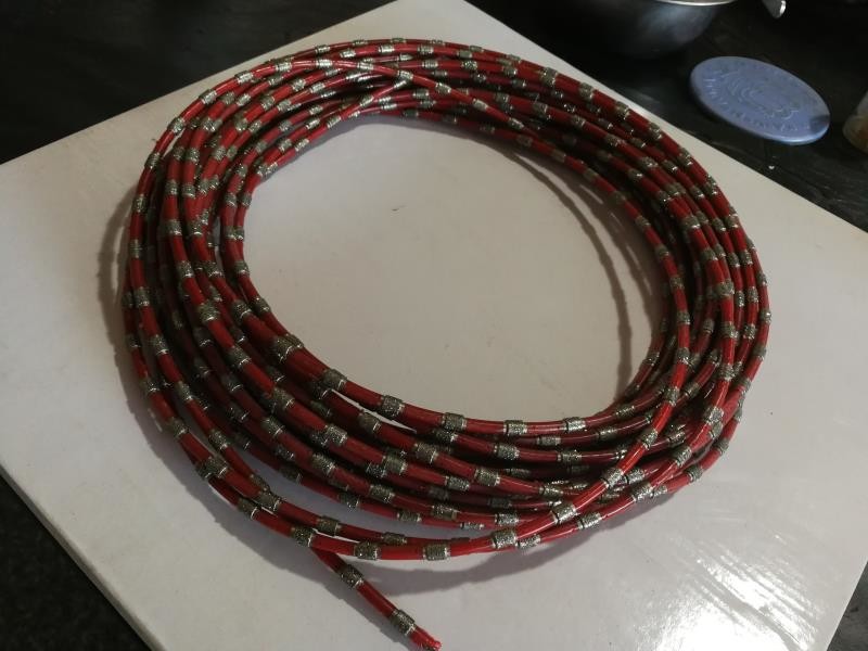 Quarry Plastic Connection ODM 7mm Diamond Wire Saw Rope Block Processing