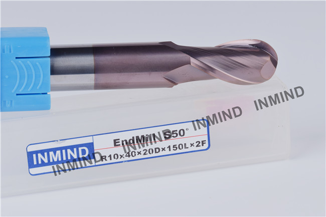 End Mill Sharpening Service Milling Tool Bits , AlTiN Coating 2 Flute End Mill