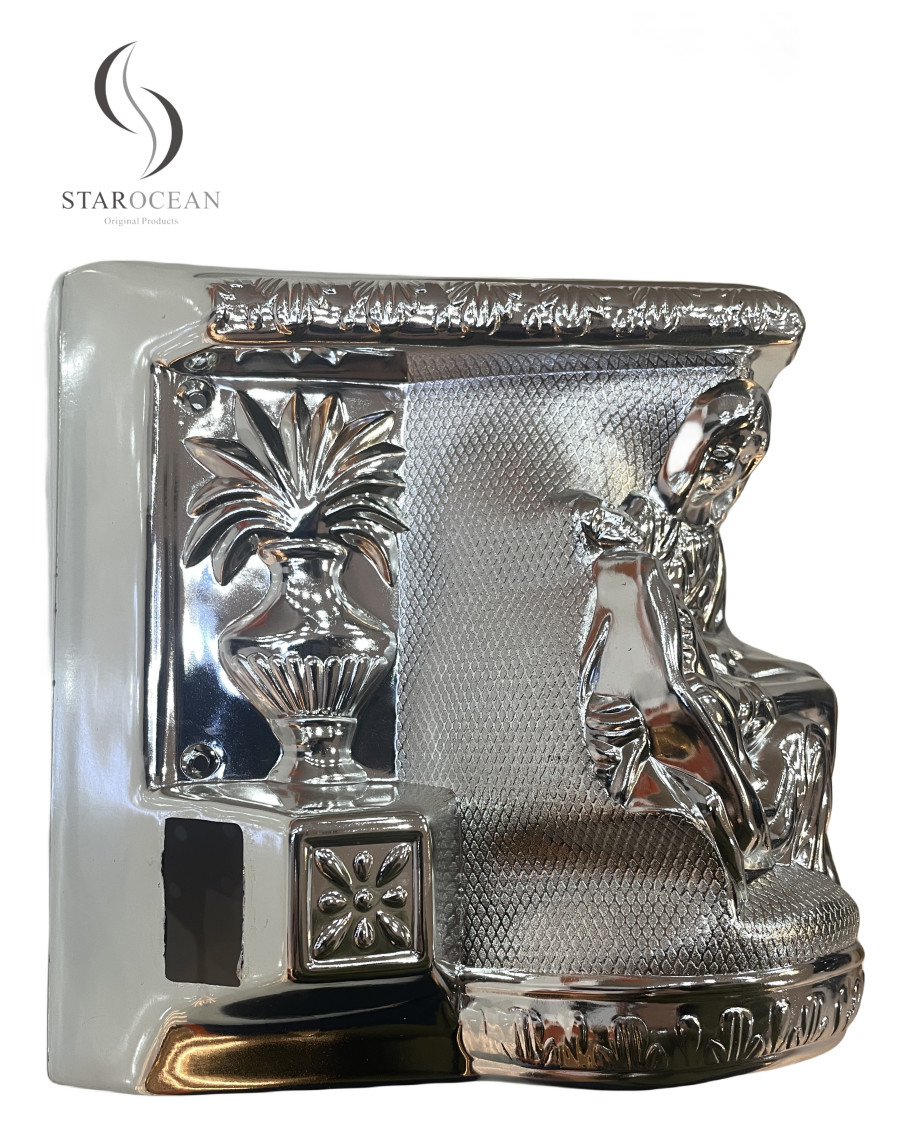 Luxury Silver Plated Plastic Coffin Corner Funeral Decoration Supplies Wholesale 9#S