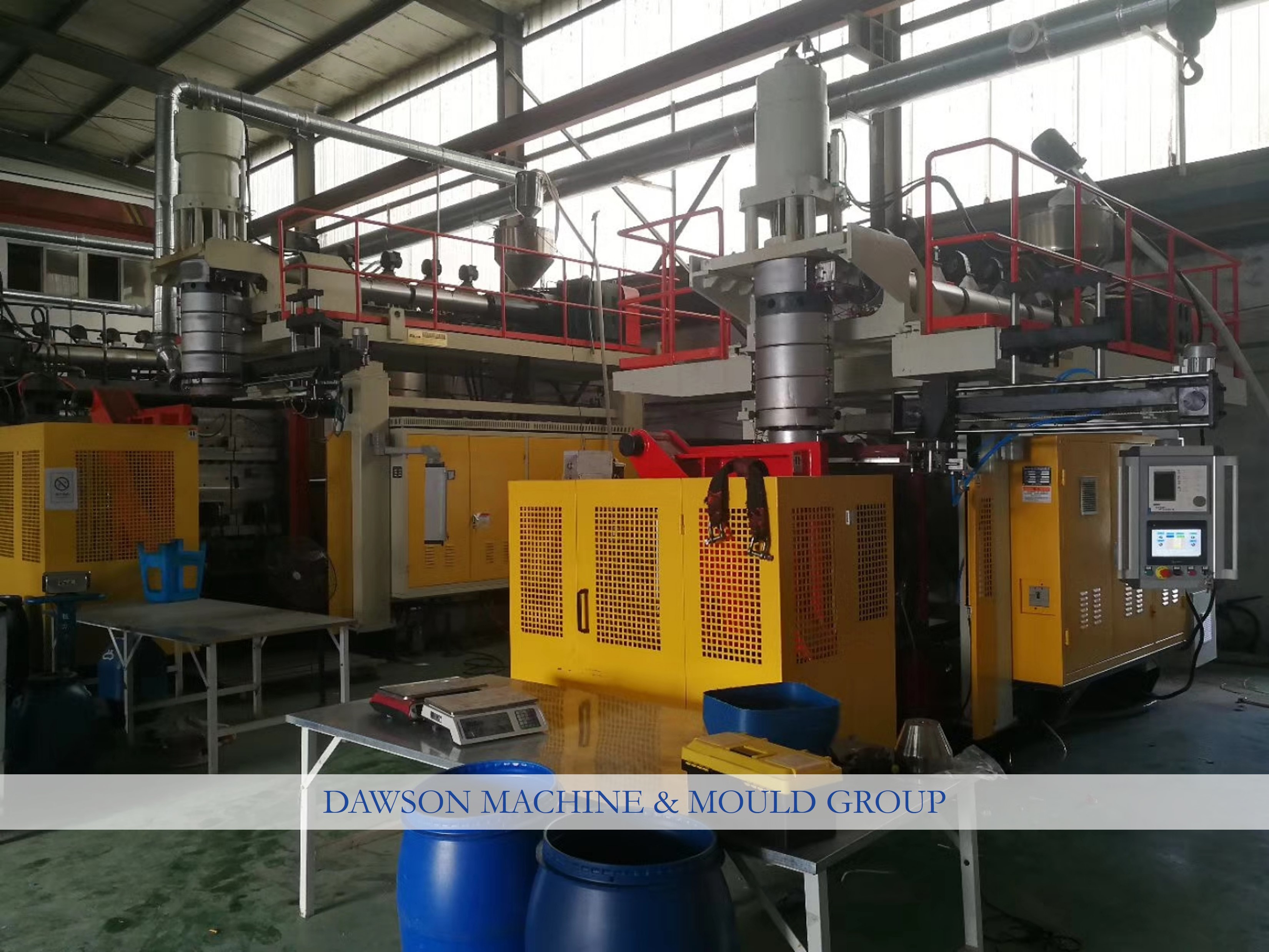 120l 220 Litre Open Top Plastic 55 Gallon Drum Blow Molding Machine