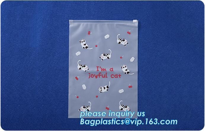 Plastic Bag OEM Custom PVC Loop Handle Image Printed Plastic Shopping Bag,Promotional Clear Waterproof Plastic Cosmetic