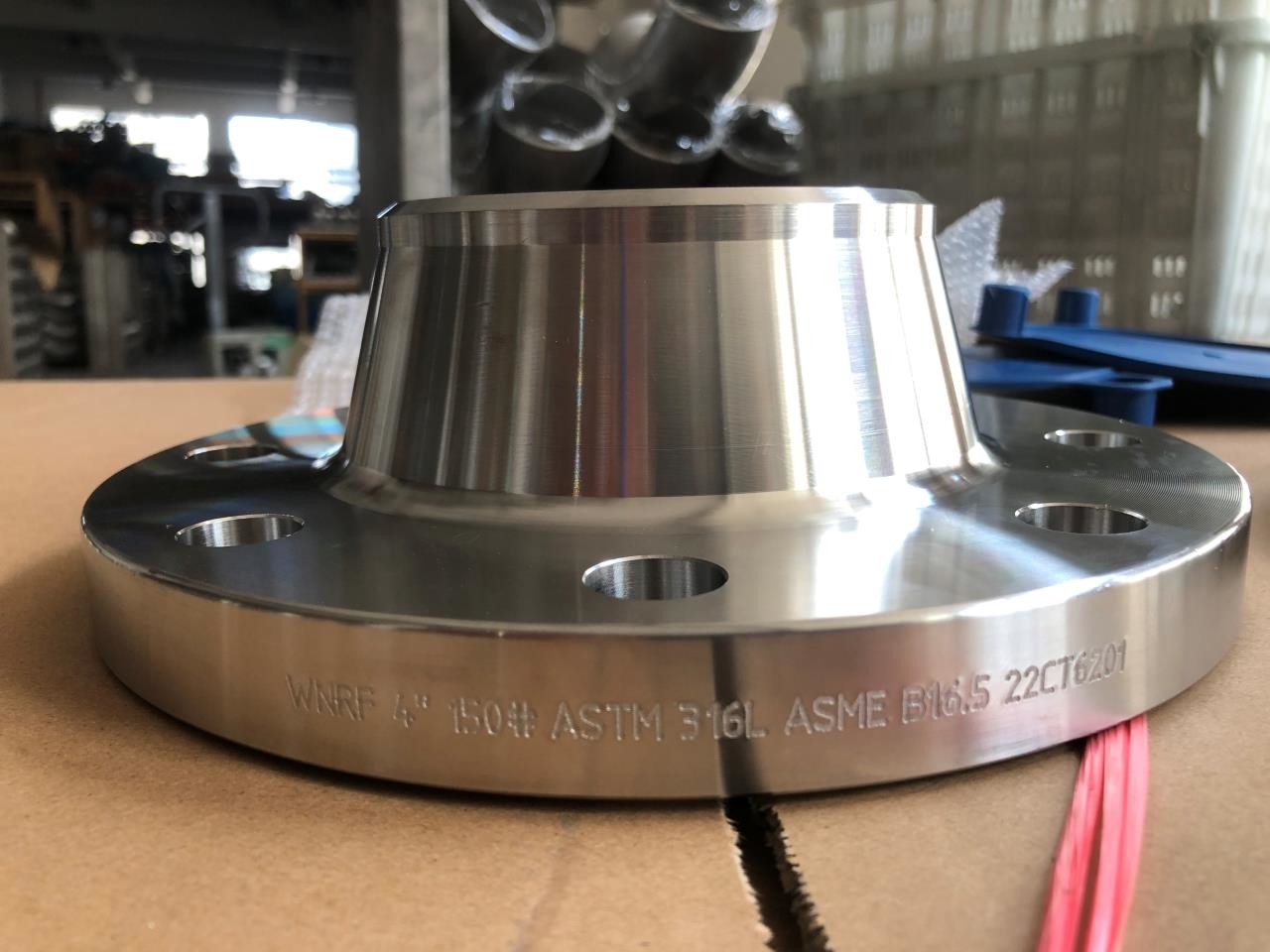 Steel Weld Neck Flanges Stainless Steel WNRF Flanges ASTM A182 F316L