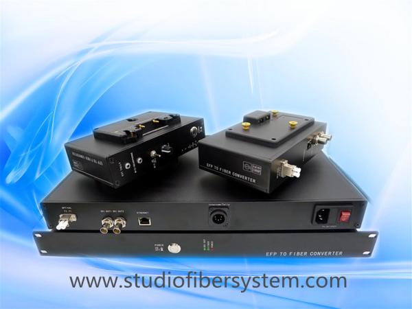 Sony EFP/ENG fiber converters for remote live link system with Datavideo ITC-100