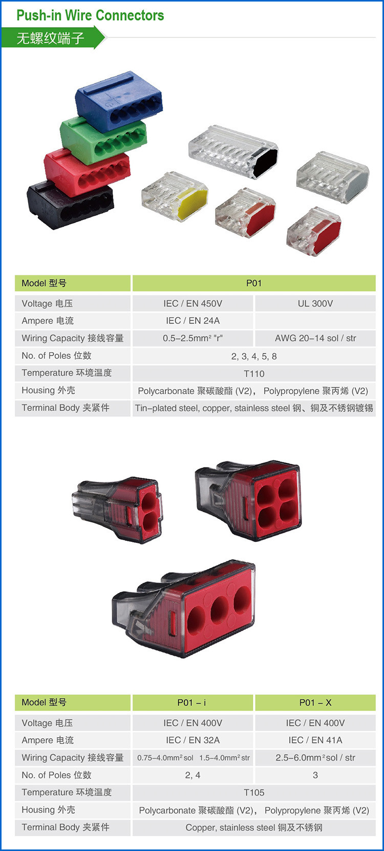 PA66 Strip Power Distribution Fuse Terminal Block FT06-1W+FT06-3W With CQC CE VDE