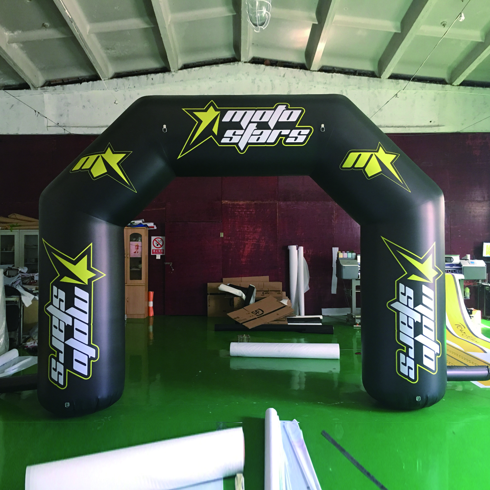 Sports Inflatable Finish Arch Outdoor Advertising Inflatable Door Arch