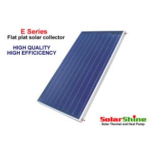 China Solar Power Flat Plate Solar Collector 1m X 2m High Density Polyurethane Insulation on sale