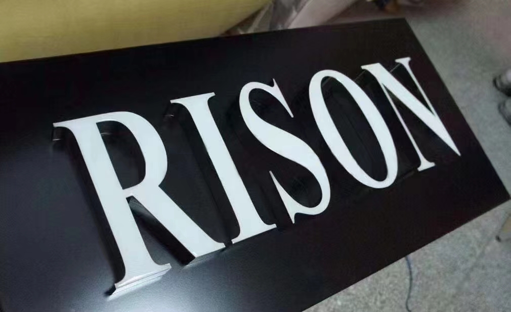 Acrylic Advertising 3D Led Plastic Luminous Characters for Frontlit Word Logo Sign
