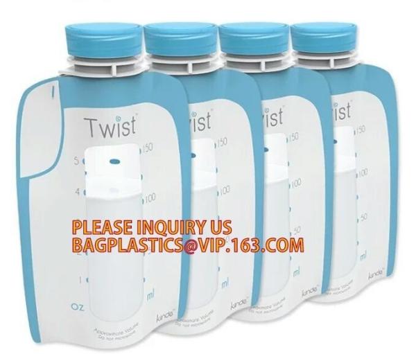 Food grade breastmilk storage packaging bag, breast milk pack bag,reusable baby