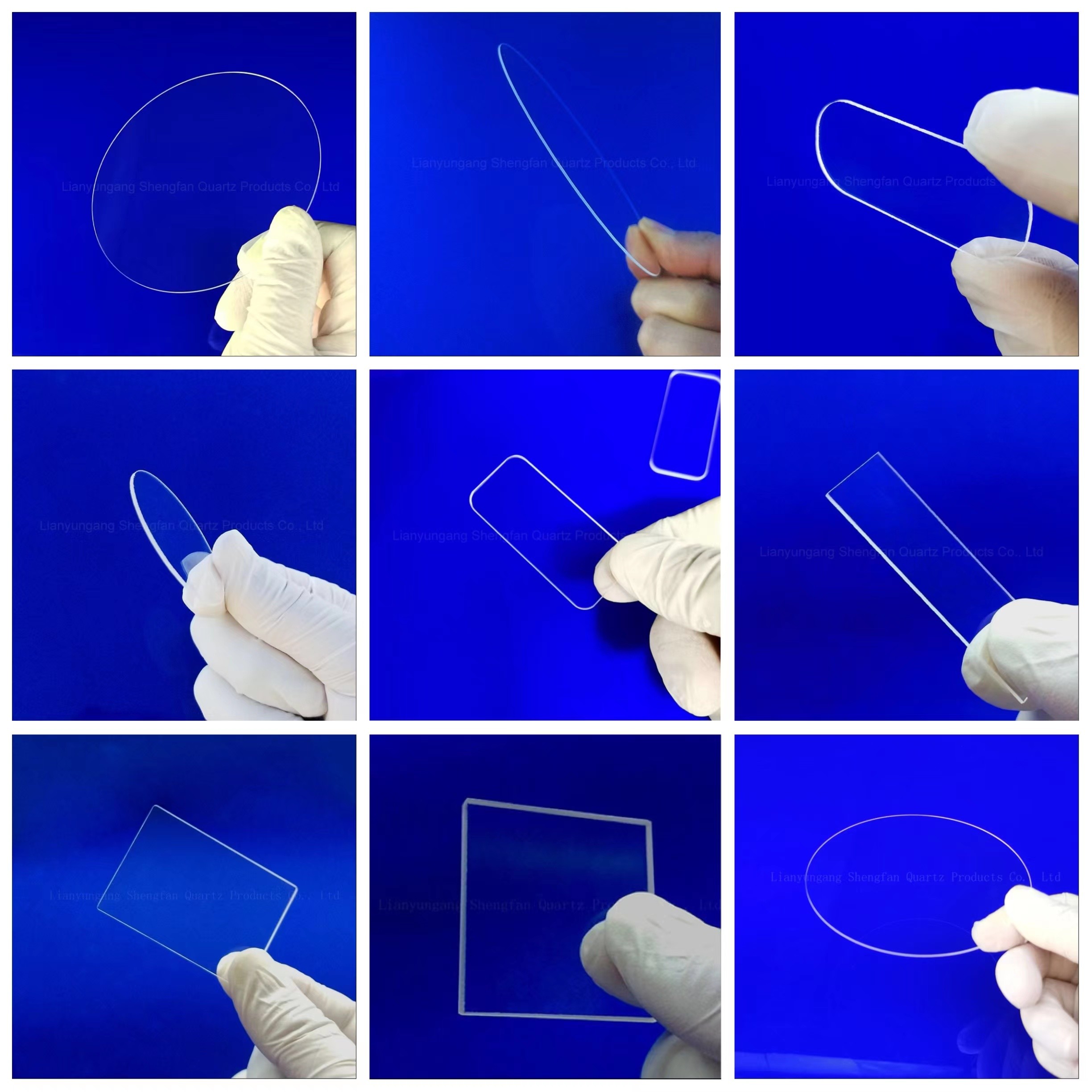Transparent Uv Quartz Wafer Fused Silica Plate Quartz Glass Plate Wholesale Clear Quartz Plate
