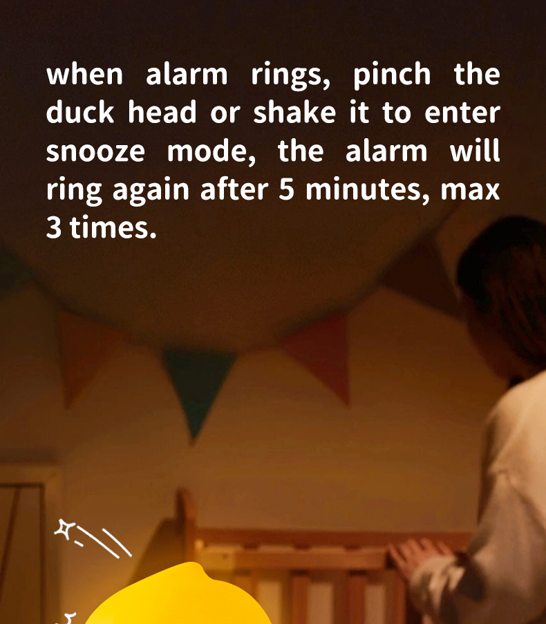 Custom Cute Silicone Duck Led Night Light Dimmable Bedside Touch Lamp for Kids