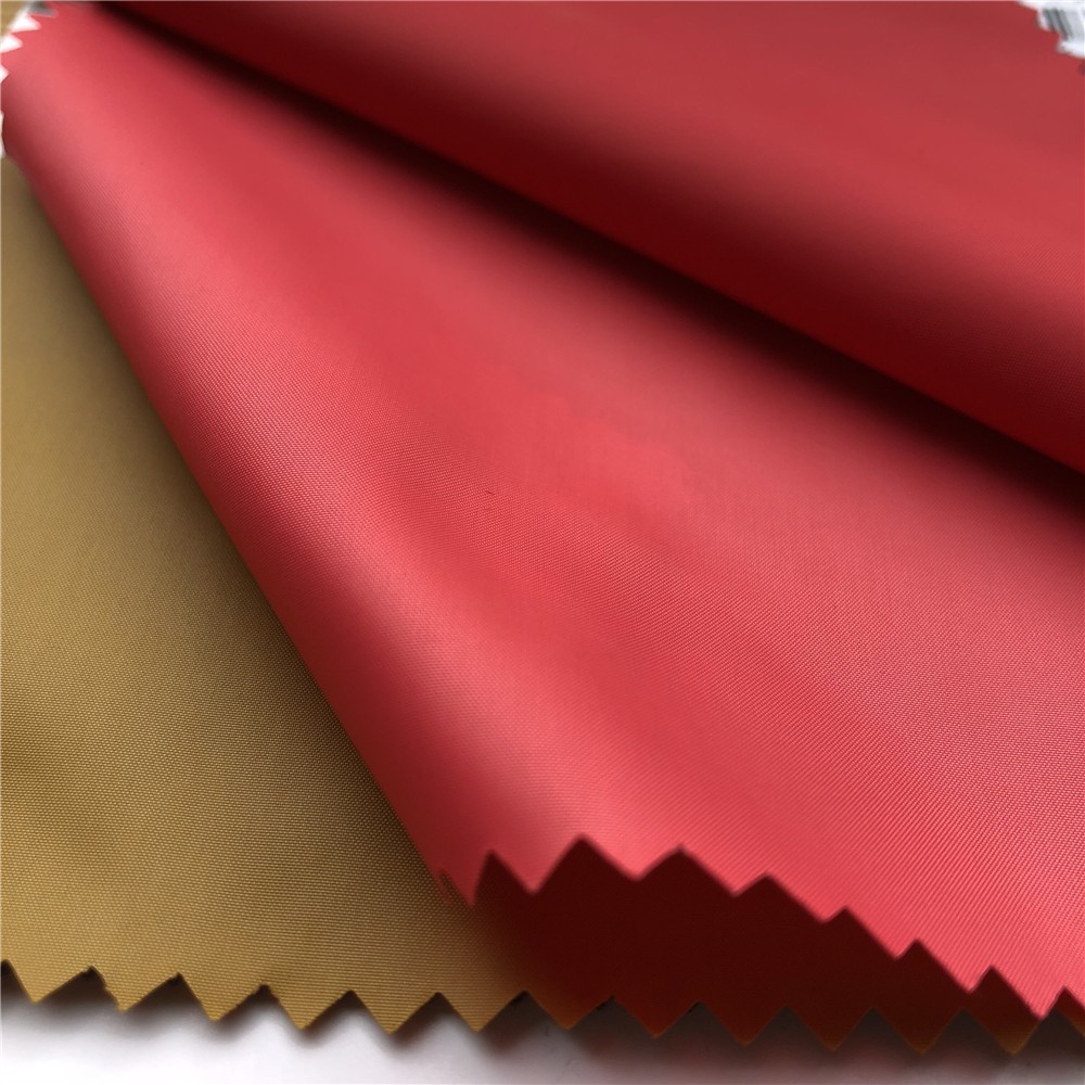 300T Full Dull Polyester Taffeta Waterproof Pimo Coating Fabric For Winter Jacket
