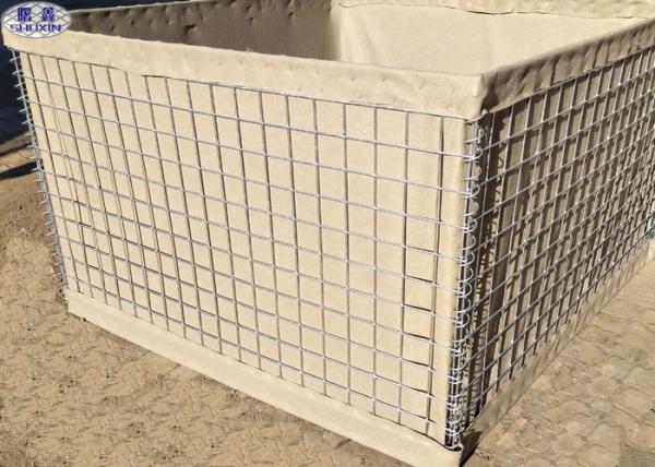 Collapsible Metal Security Military Hesco Barriers For Long-Term Wetland