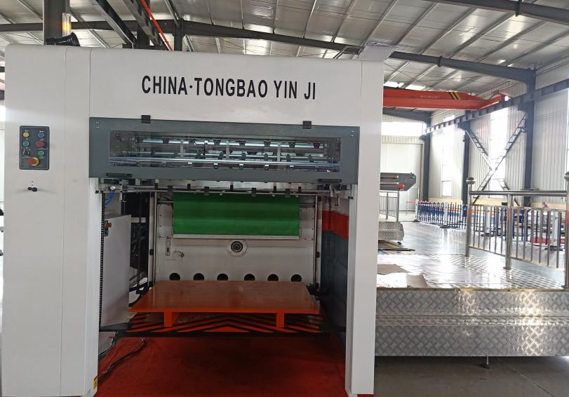 380V Semi Automatic Flatbed Die Cutter and Creaser for MY Corrugated Carton Platform