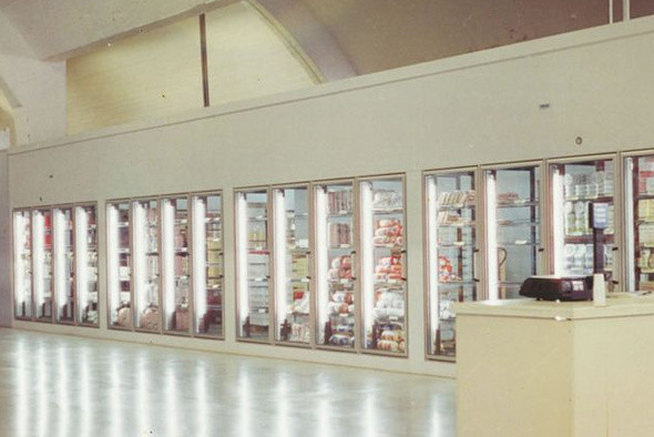 OEM Bulk Meat Cold Storage Chamber Walk In Freezer For Supermarket
