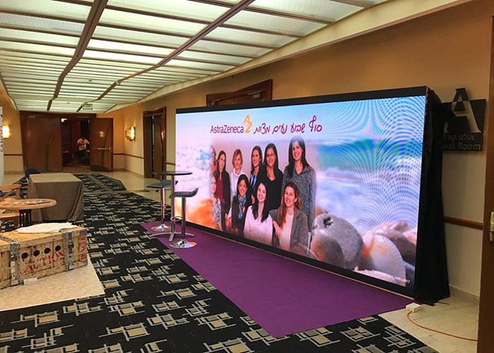 Indoor Rental Stage Screen 3.91mm Die-Cast Aluminum Full Color LED Display