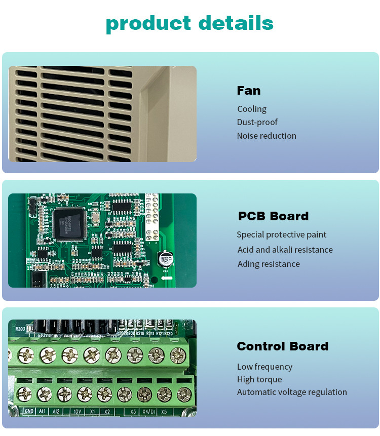 Low Power 1.5KW Variable Frequency Inverter , IP20 Three Phase Frequency Converter