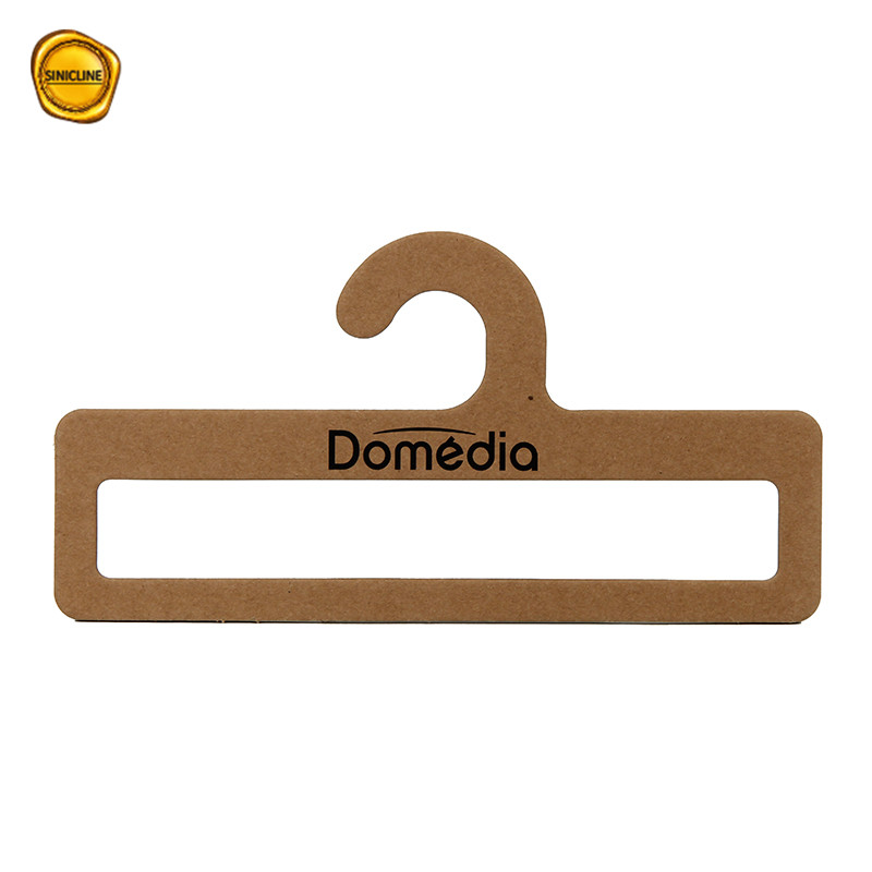 Eco-Friendly Kraft Paper Cardboard Hanger For Scarf