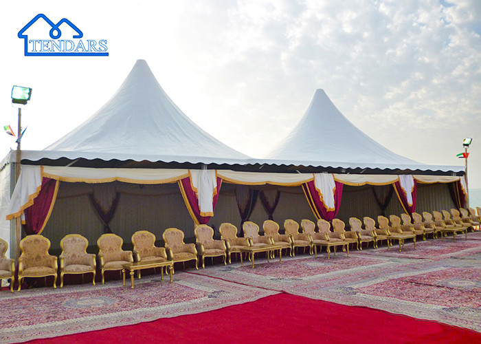 Waterproof PVC Pagoda Marquee Canopy Gazebo Party Tent For Outdoor Events