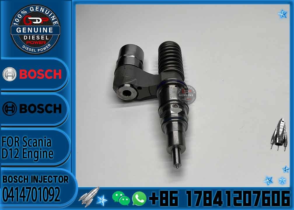 Genuine diesel fuel Injection pump common rail fuel Injector 1734493 0414701092 for for SCANIA DC13076A